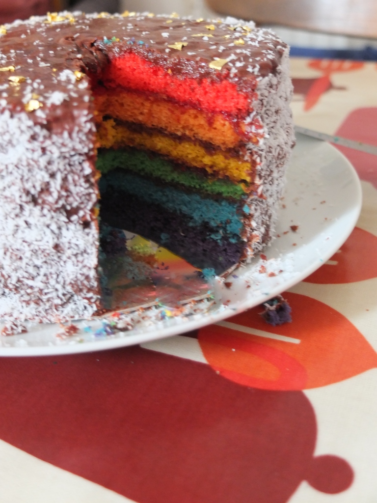 Rainbow cake!