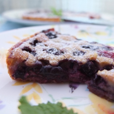 r blueberry and pine nut tart