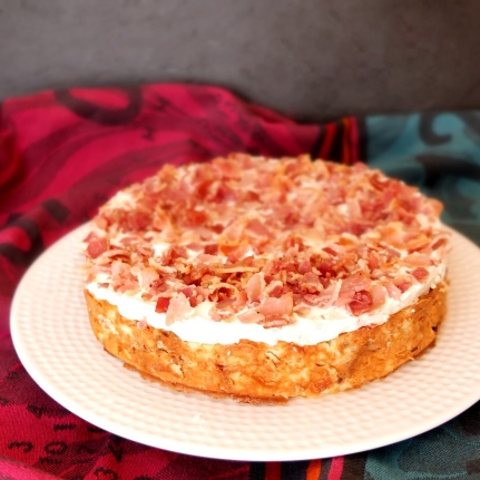 Bacon crumble cheesecake