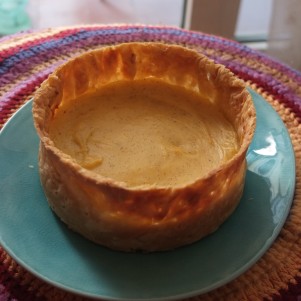 Creamy flan parisien - French custard tart