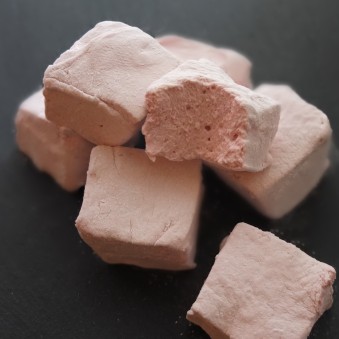 Raspberry marshmallows, egg free