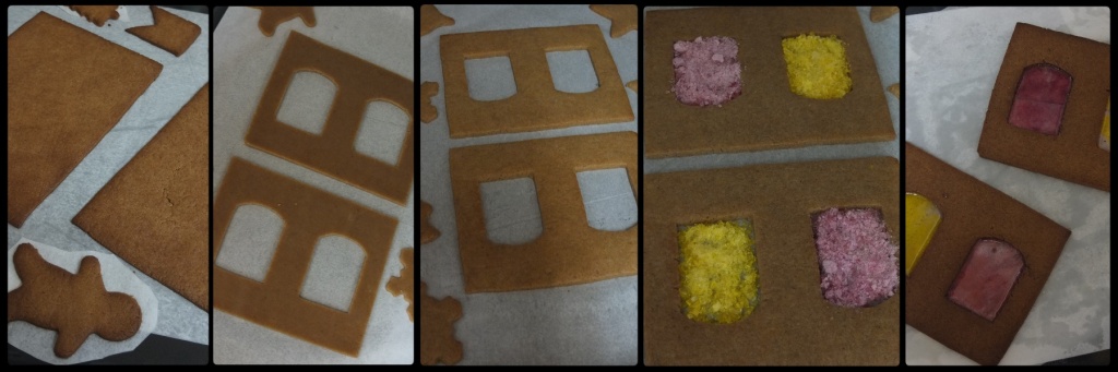 Cutting and baking the gingerbread 2